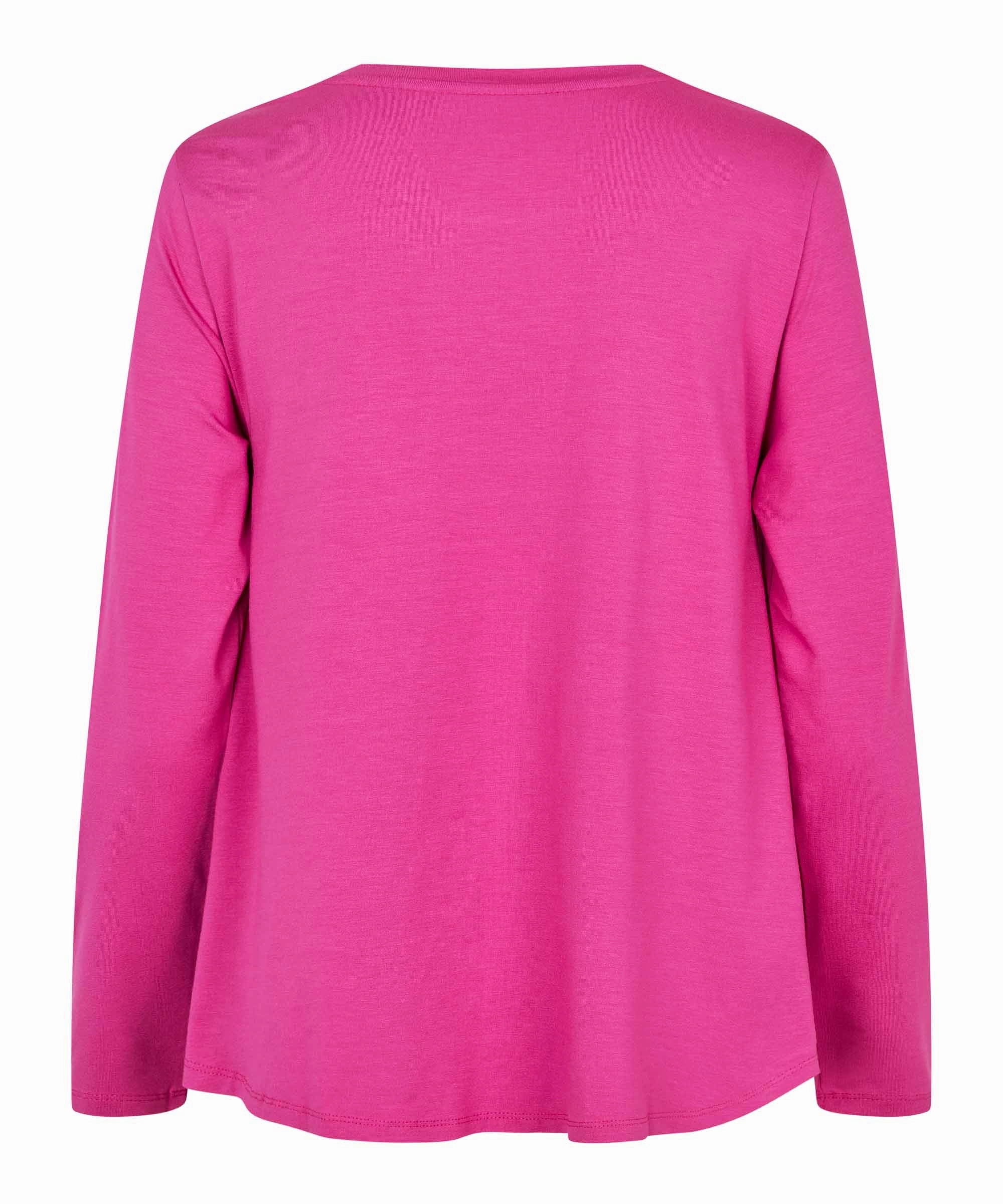 1010215 MaBadisna Top - Fuchsia Red Stretch Material