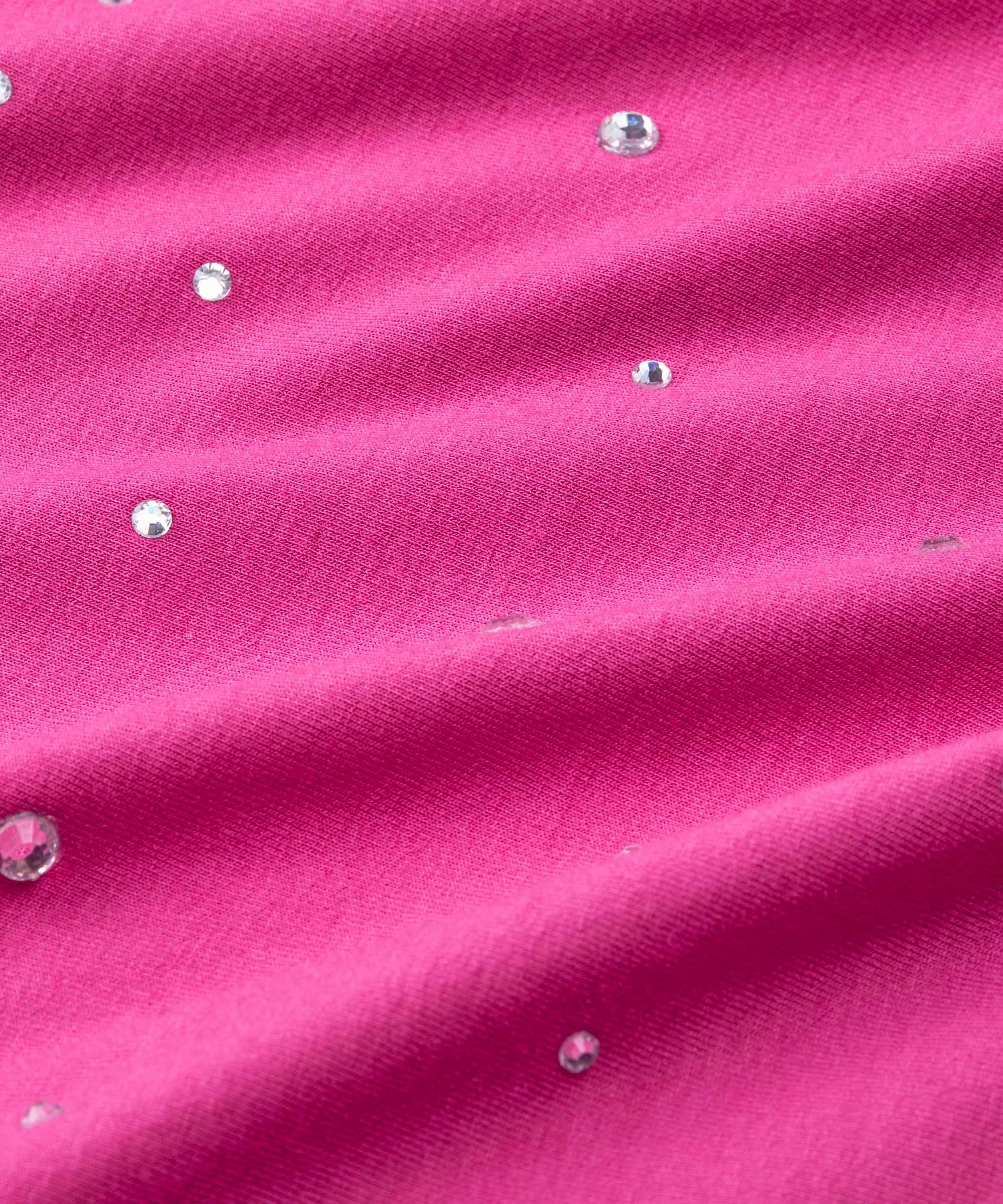 1010215 MaBadisna Top - Fuchsia Red FrictionResistant Fabric