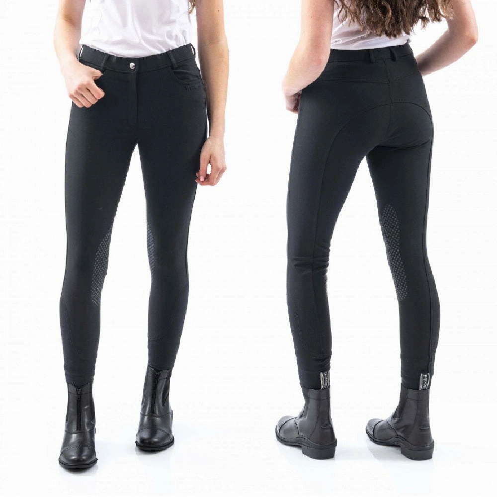 Reinforced Knees John Whitaker Womens Clayton Breeches with Silicone Grip Knee Patches | Seven Colours