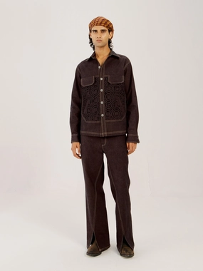 Ergonomic Drape Flexible Cuffs Smocked Collar Jacket