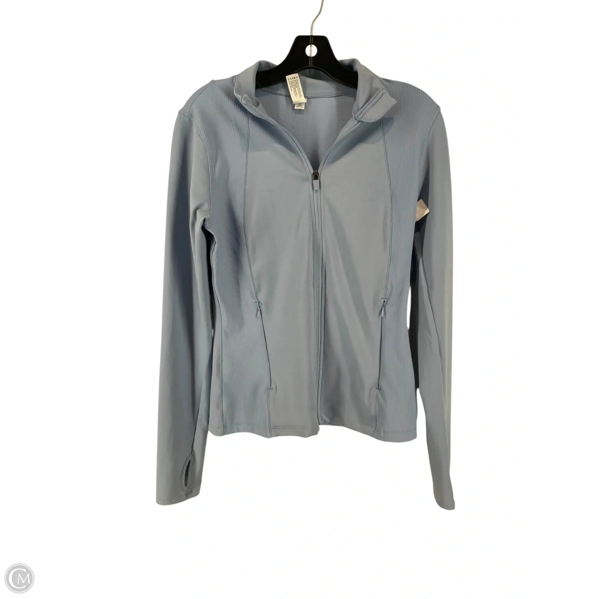 Athletic Jacket By 90 Degrees By Reflex In Blue, Size: M Ventilation Panels