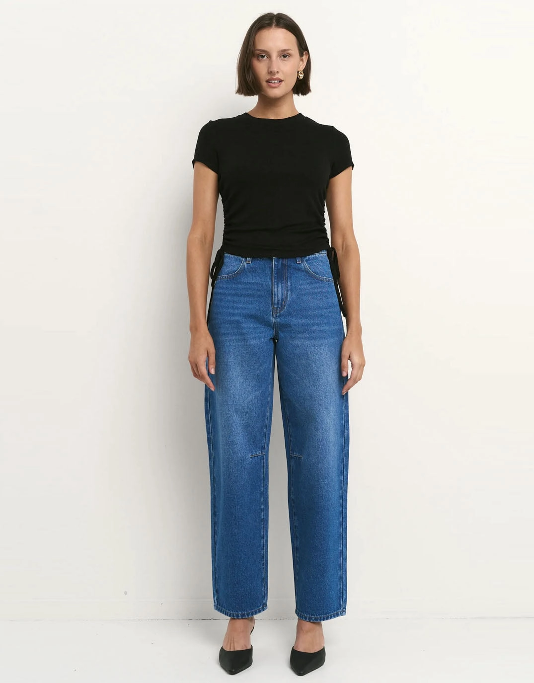 Casual Friday Urban Explorer Berlin Barrel Leg Jean - Mid Blue