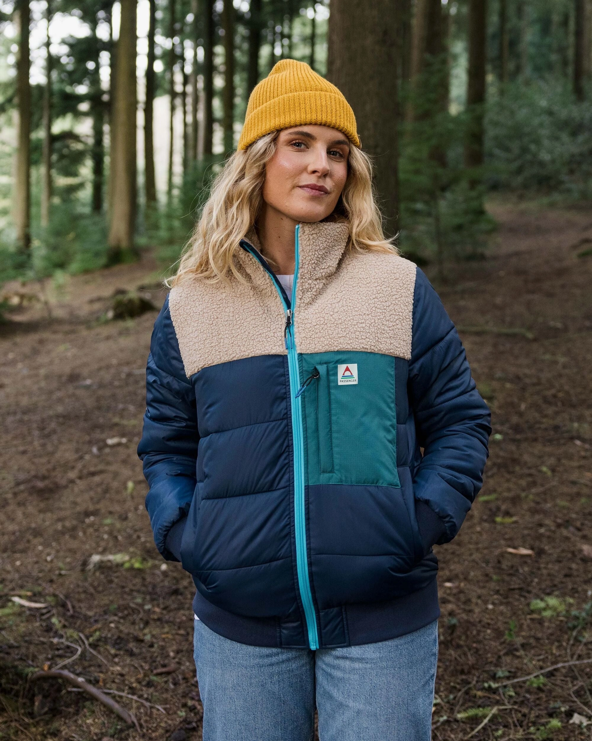 Inspire Recycled Insulated Jacket - Rich Navy ElasticizedWaistbandSystem