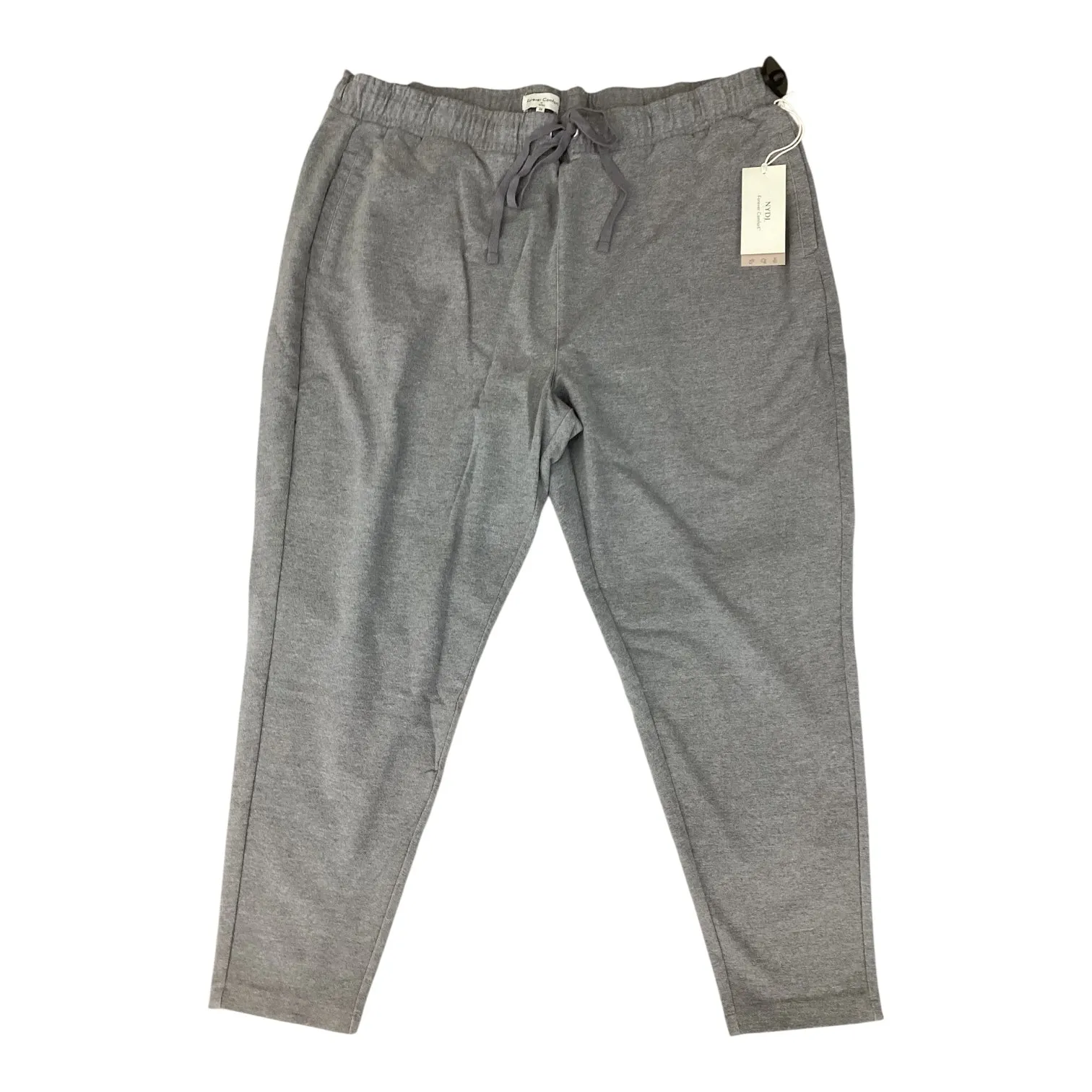 Athletic Pants By Not Your Daughters Jeans In Grey, Size:2X GussetedCrotch