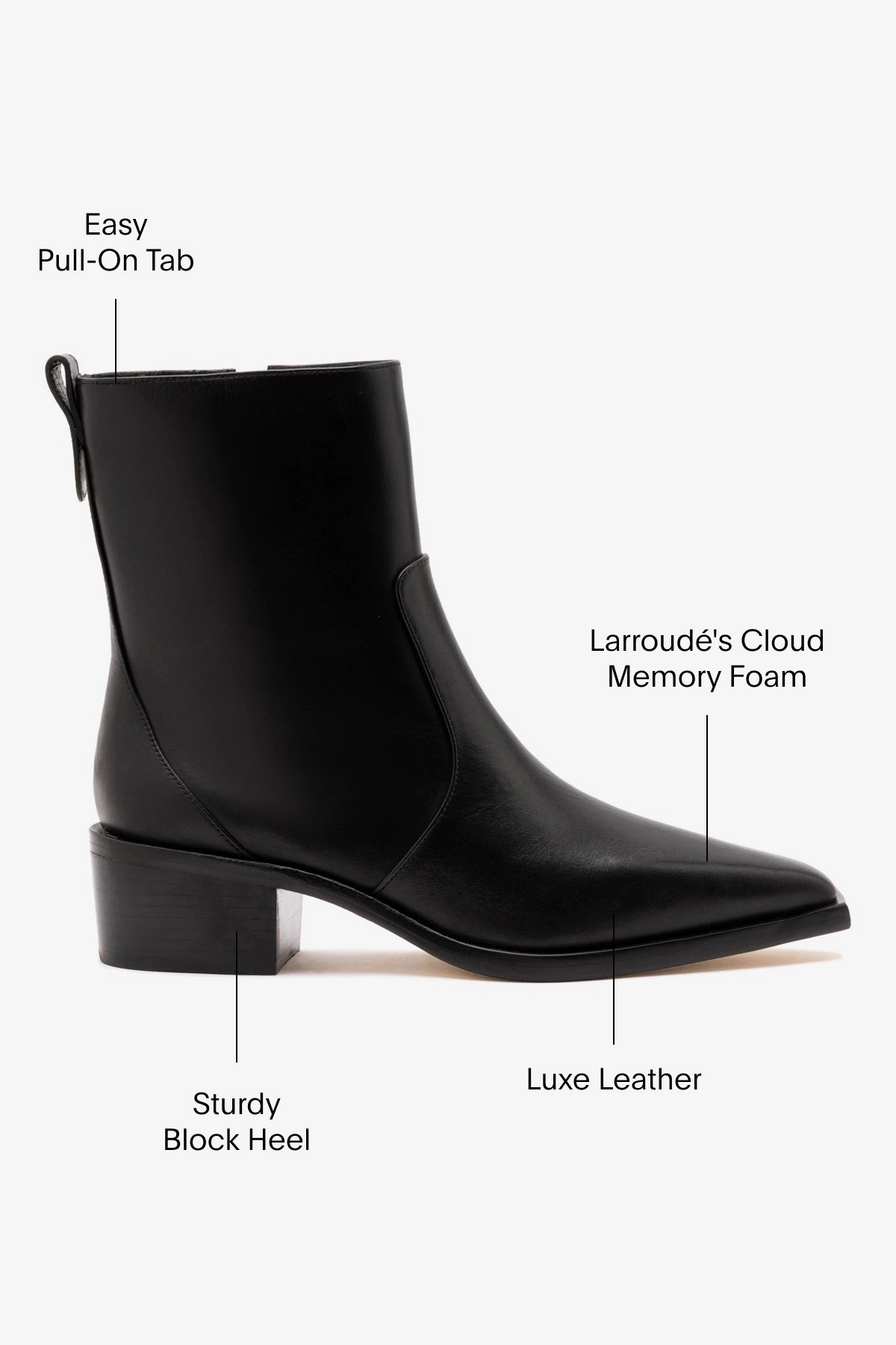 Eco Material Backcountry Camper Florencia Low Boot In Black Leather