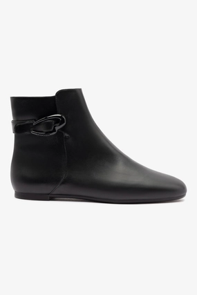 Neutral Foot Alignment Mini Verona Boot In Black Leather