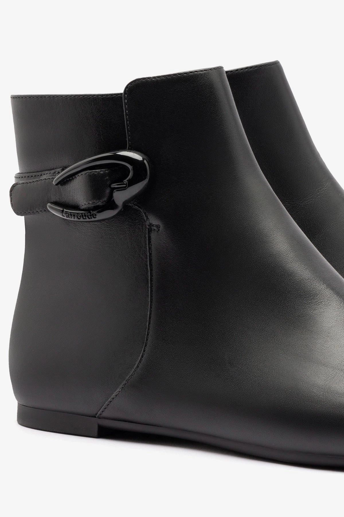 Mini Verona Boot In Black Leather Shock Absorber