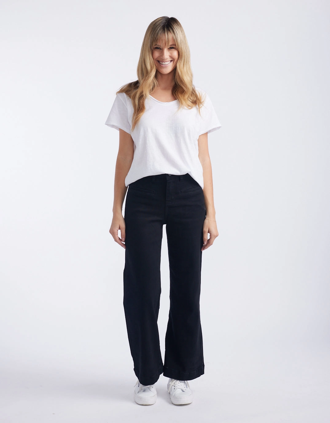 Basic Style Freya Jeans - Black