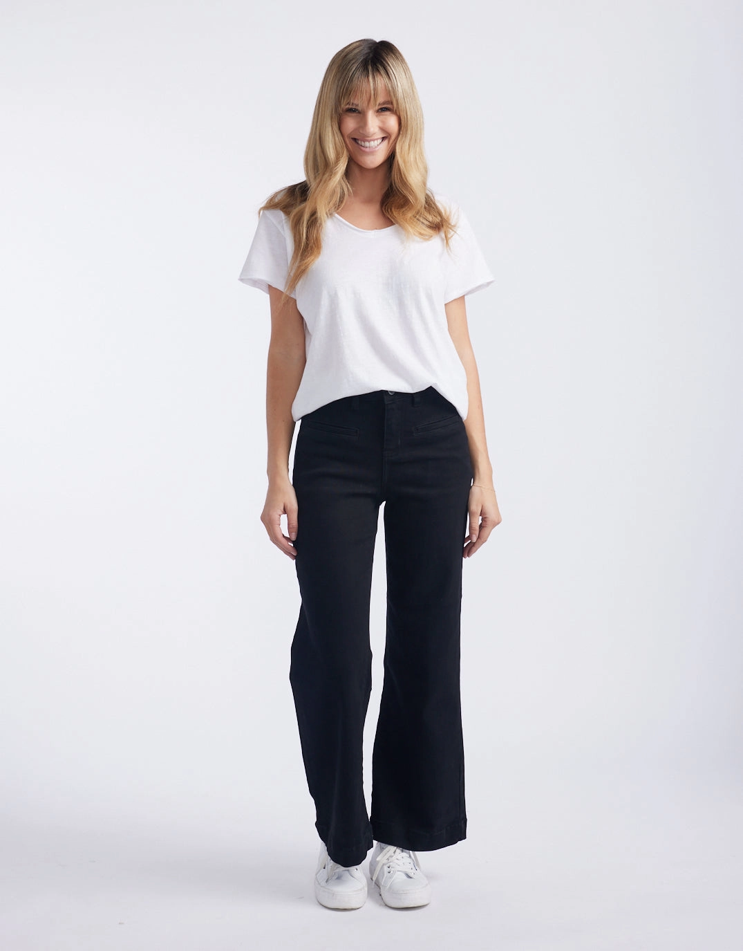 Brunch Outfit Night Out Durable Eco Friendly Freya Jeans - Black