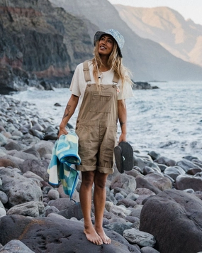 Relaxed Waist Stylish Look Shuffle Light Short Dungarees - Elmwood