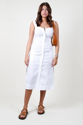 EQUIPMENT | Josefina Dress - Bright White Feminine Fit