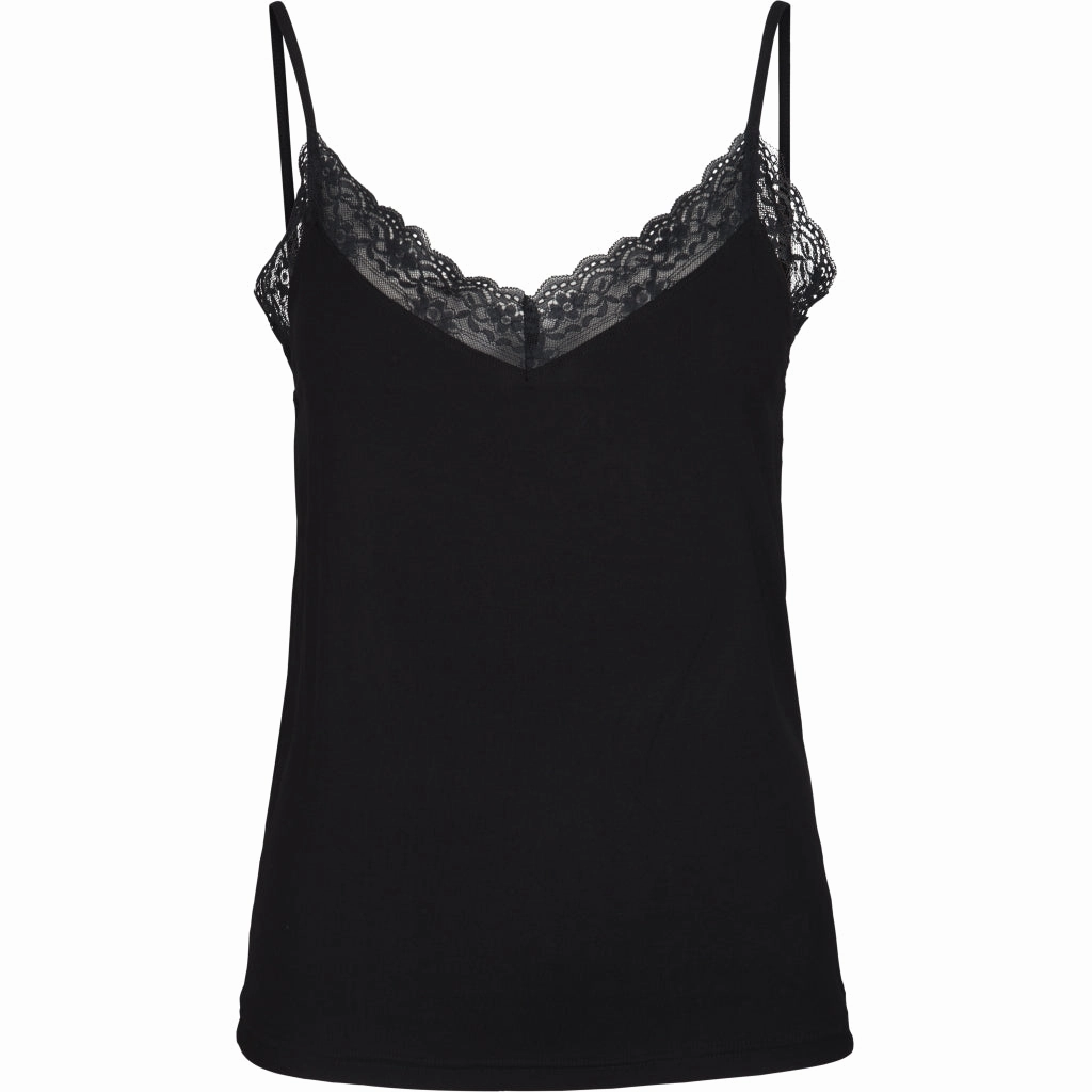 4204420 Rosalinda Top - Black Relaxed Silhouette Ethical production