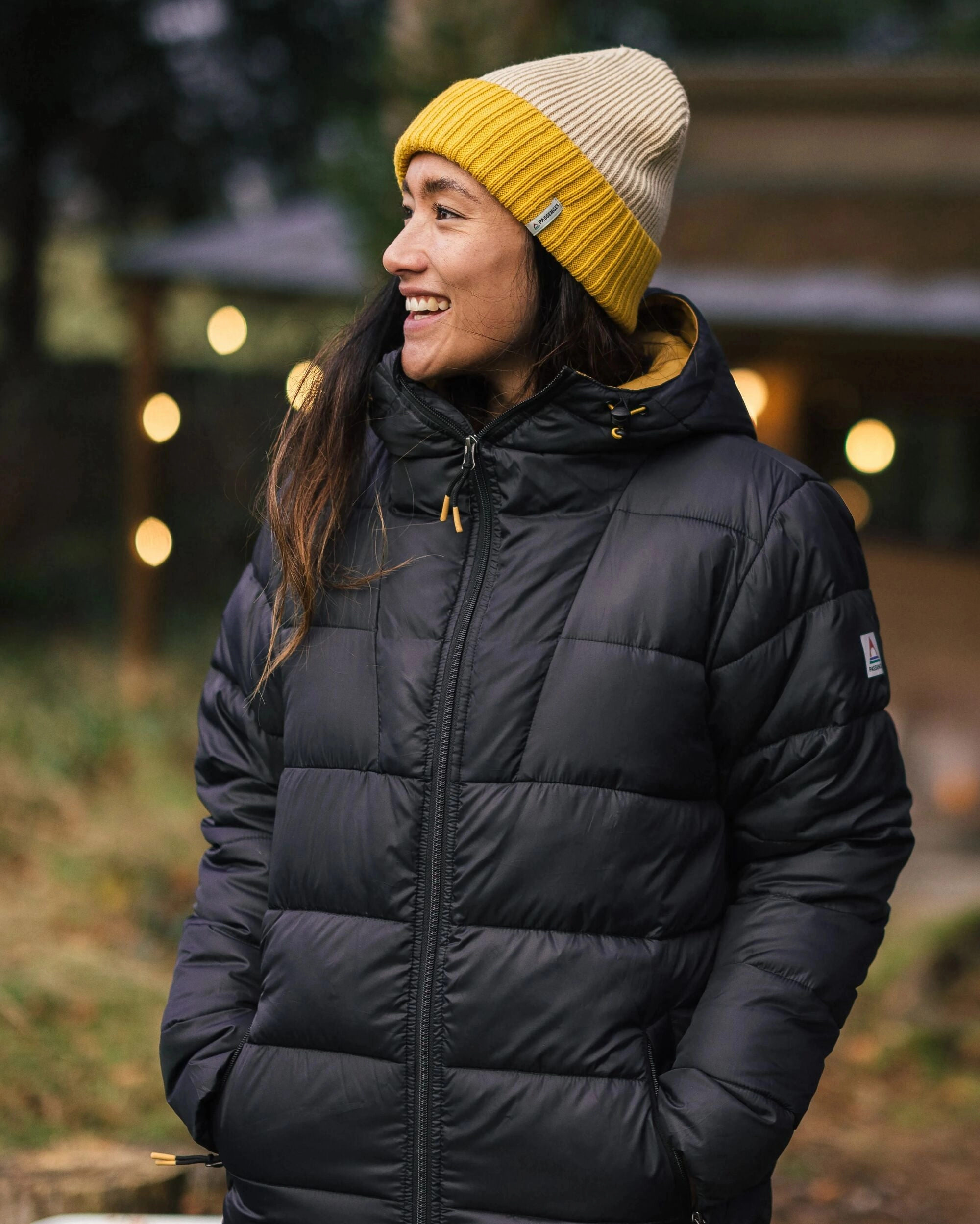 Kai Recycled Insulated Jacket - Black Ergonomic Tailoring Rubberized Edging