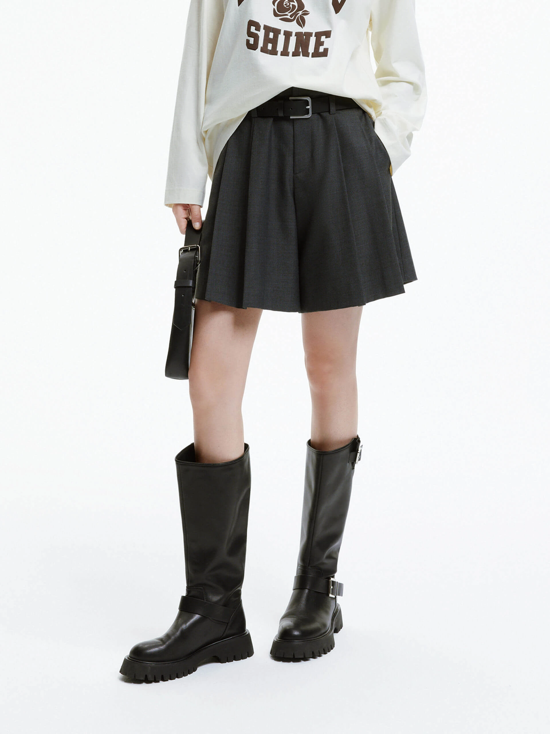 A-line Belt Shorts Board shorts