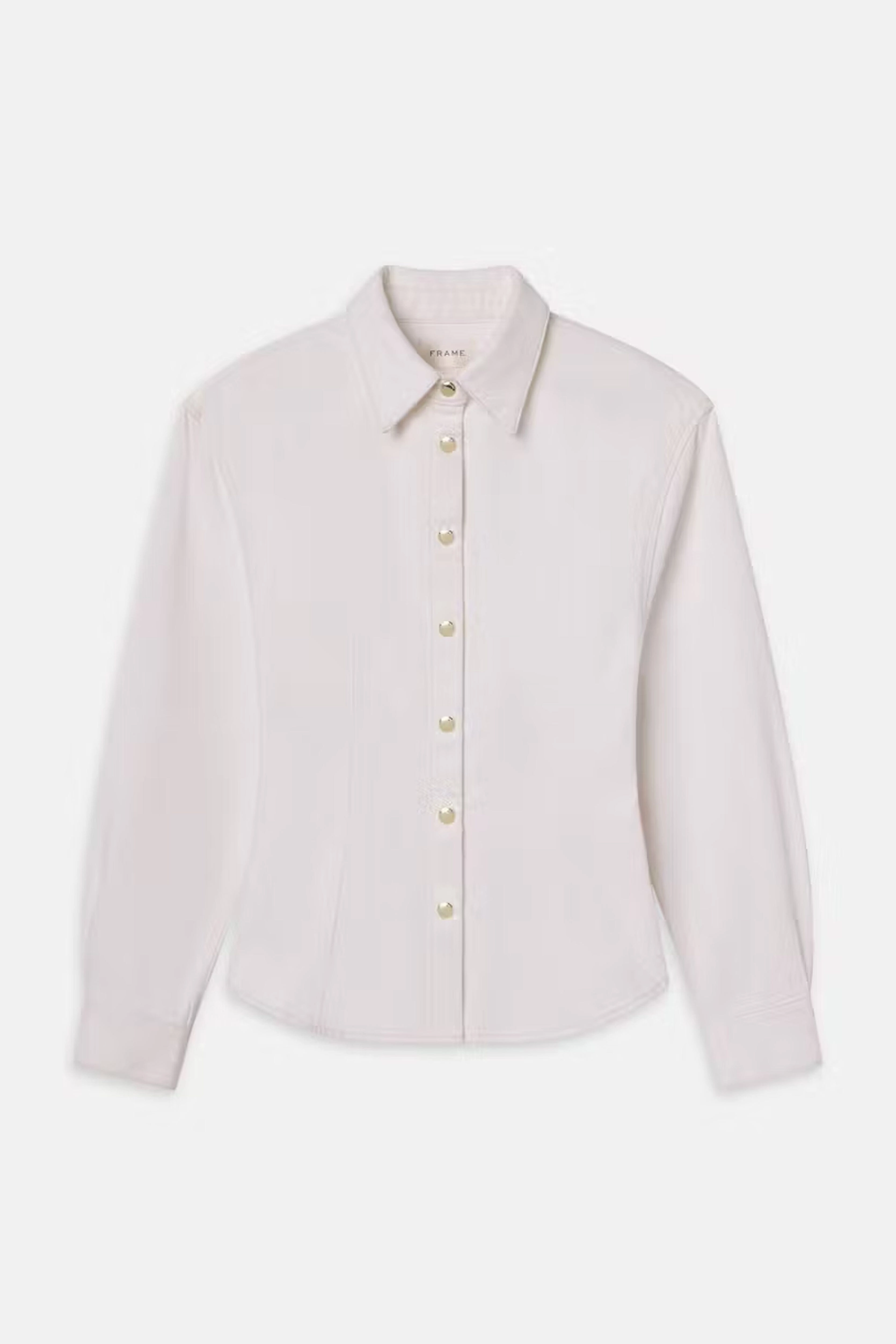 Heat Sealed Seams Sport Inspired Style FRAME | The Sculpted Shirt - Au Natural Clean