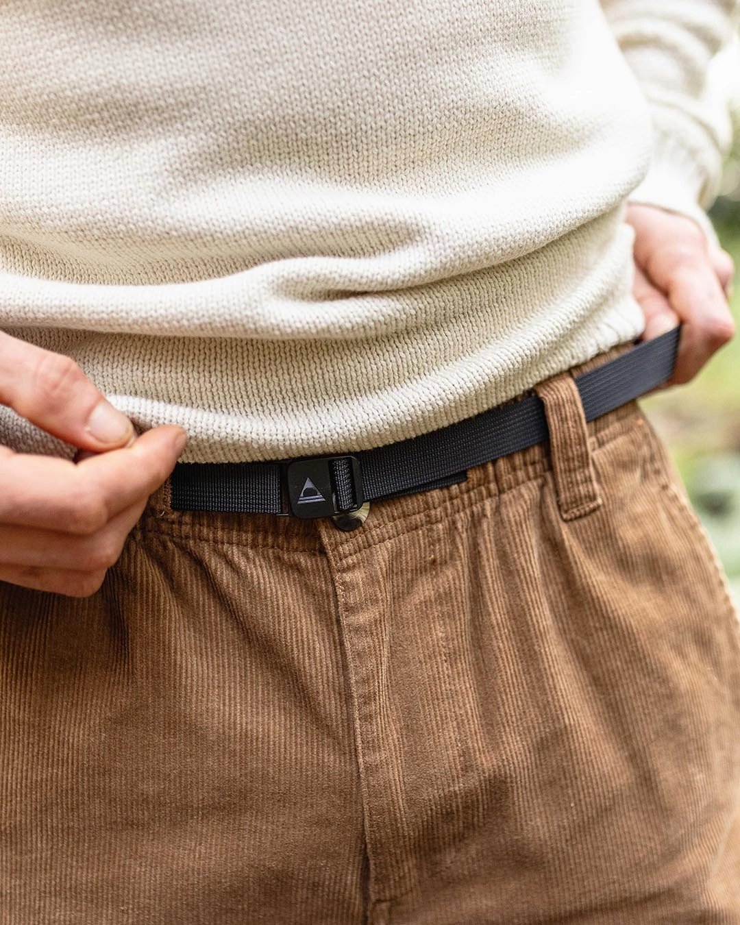 Adventurer Cord Trouser - Coconut Adjustable Waist Tough Style