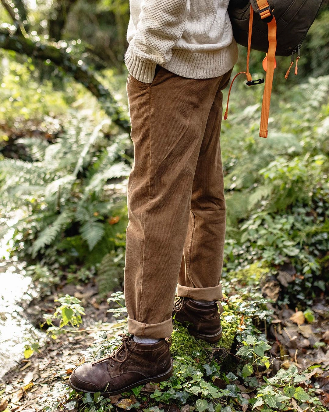 Adventurer Cord Trouser - Coconut Outdoor Layer