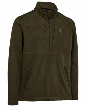 Comfortable Feel Chill Day Layer Deerhunter Climate Half-Zip Fleece With 37.5 Technology
