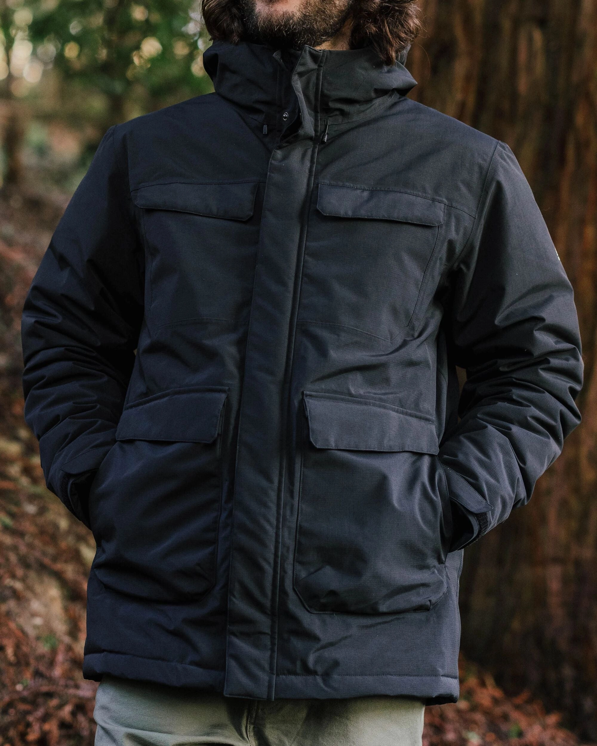 Explorer Waterproof Down Parka - Black Refined Casual ModularLayering