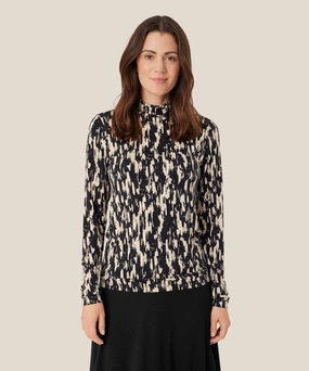 Stay Cool Technology Lightweight Weave 1009825  Brooklyn Jersey Top - Black