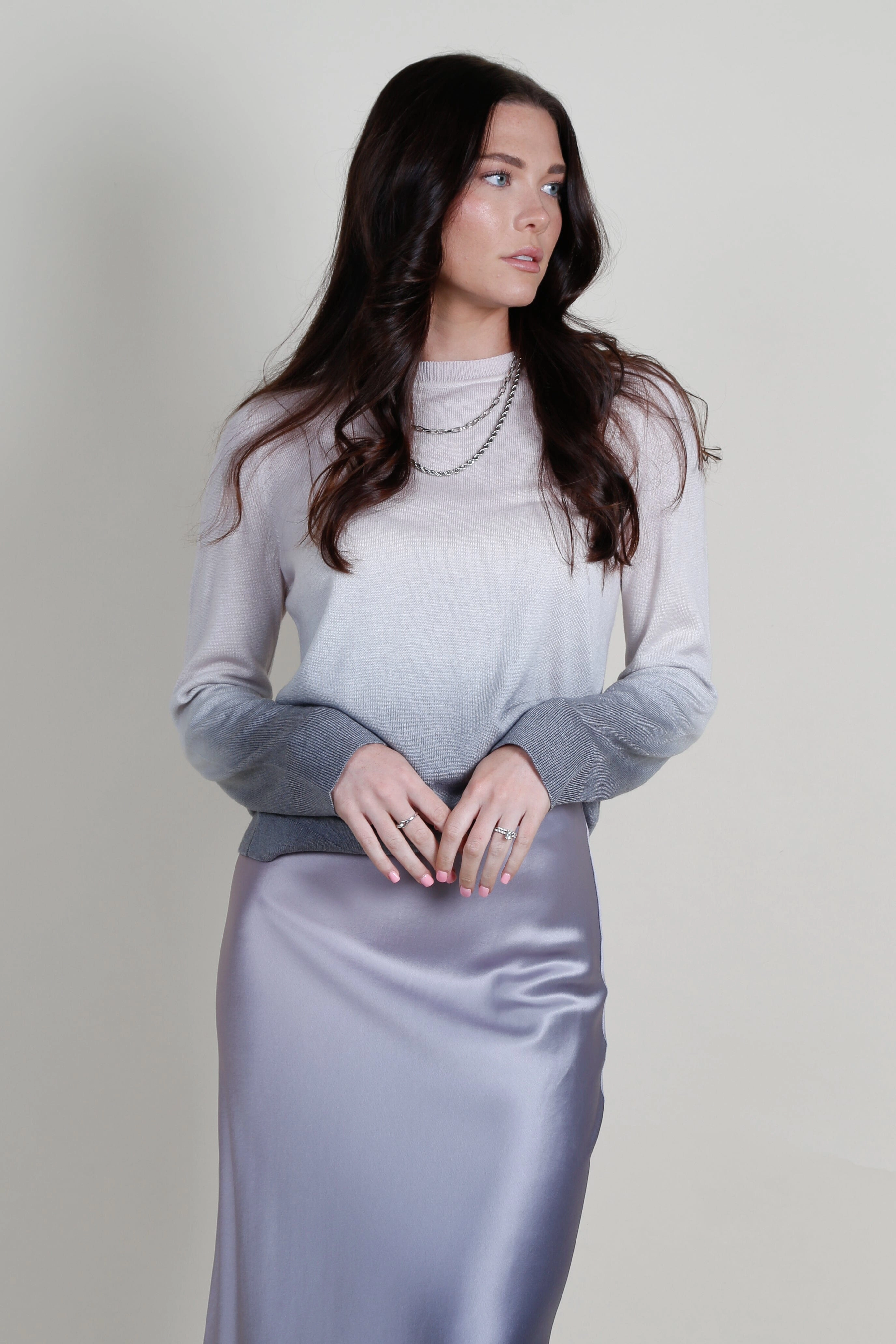 Base Layer CAMI NYC | Lucinda Sweater - Ballet Ombre