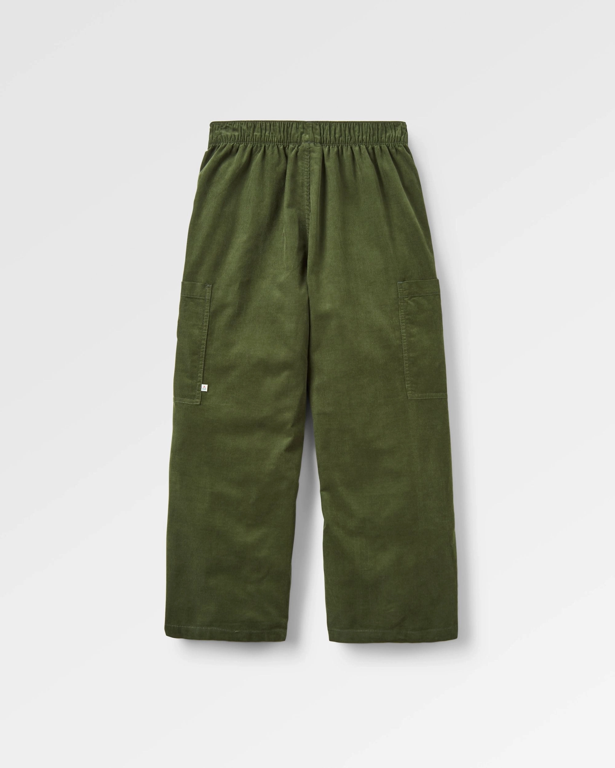 Someday Organic Cotton Corduroy Cropped Trouser - Fir Tree Breathable Wearable