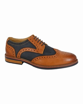 Smart Movement Roamers Mens 5 Eye Brogue Shoes