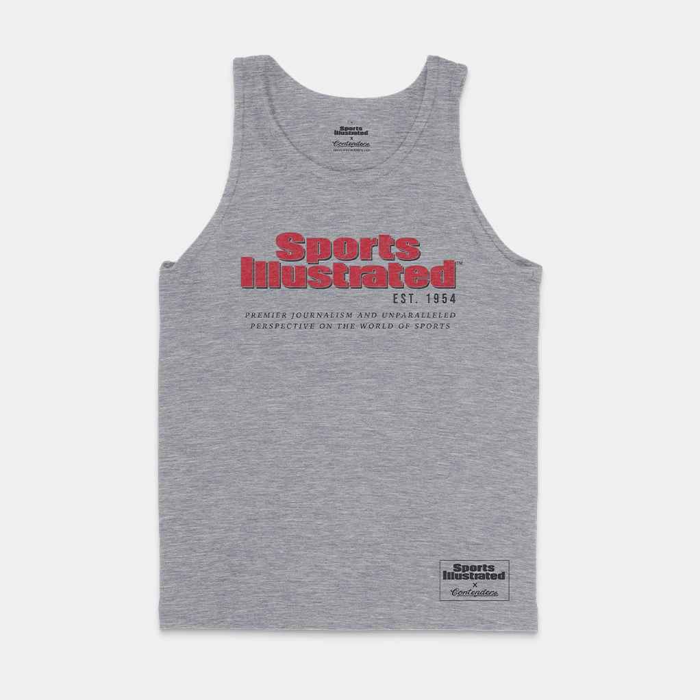 SPORTS ILLUSTRATED SI RETRO LOGO TANK Reinforced Seam Technique