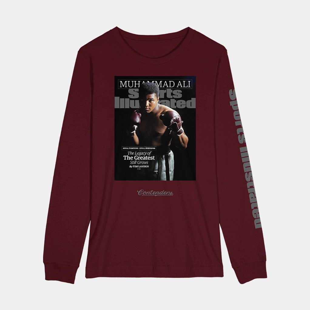 SPORTS ILLUSTRATED x ALI THE GREATEST COVER LONG SLEEVE SHIRT ReflectiveTrims Odor Resistant Coating