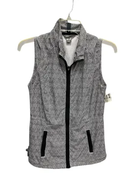 Athletic Jacket By Eddie Bauer In White Black, Size: Xs Work Tough