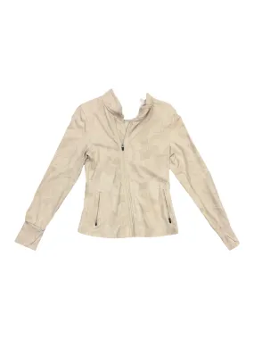 Athletic Jacket By Zyia In Tan, Size: L Everyday Active Style