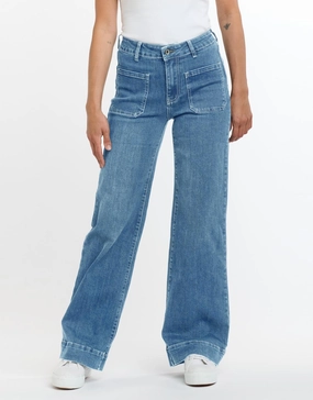 Bobbi Denim Jeans - Light Denim Traveler Gear Nature Lover Night Out Work Ready Soft