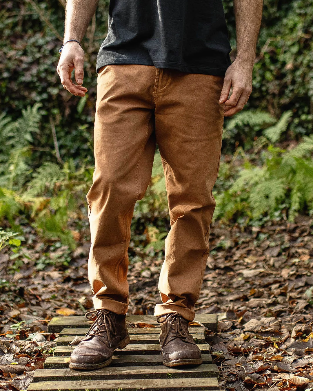 Flatlock Seams 365 Organic Cotton Trouser - Coconut