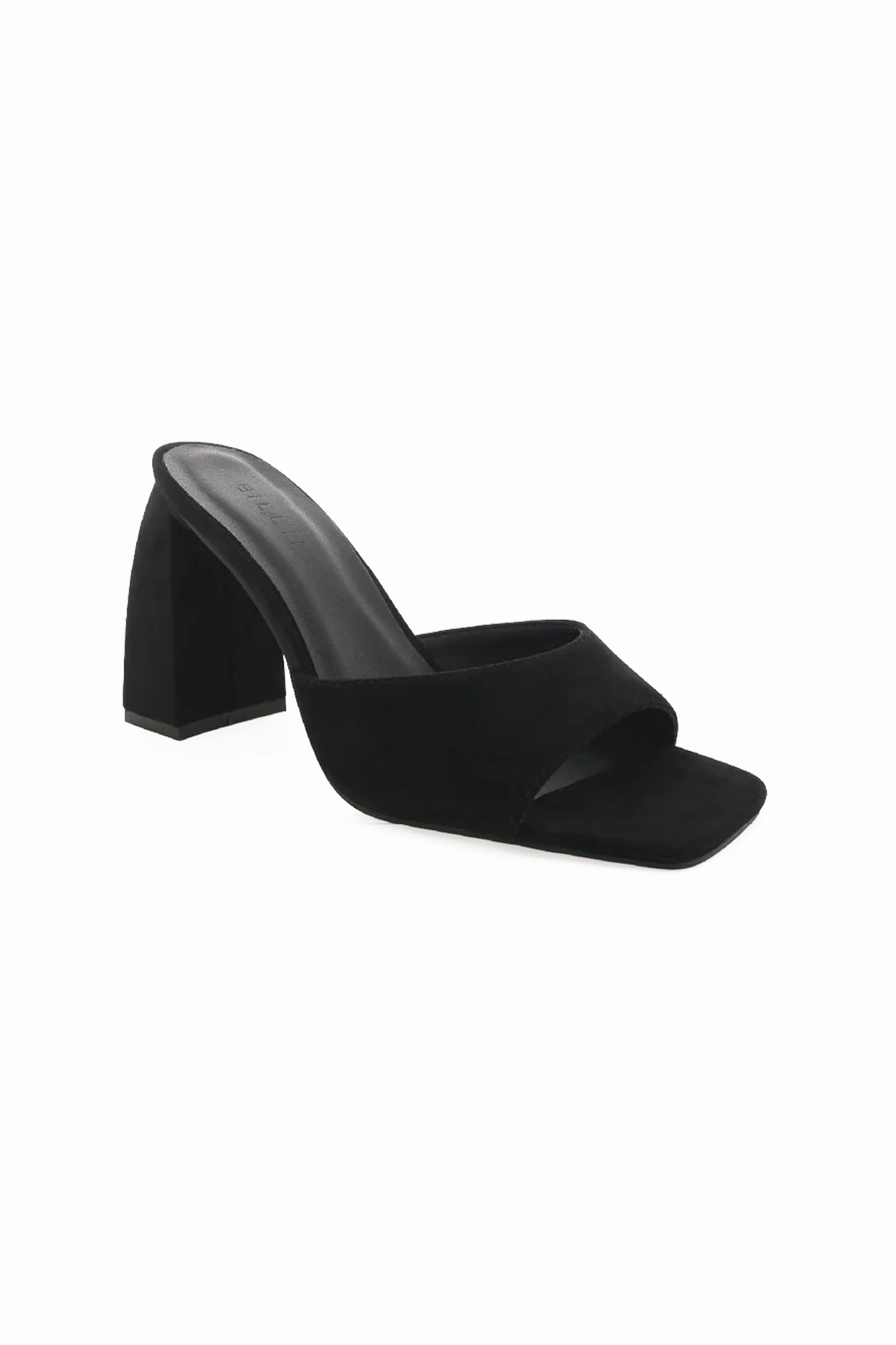 Comfortable Arch Support BILLINI | The Jaylen Heel - Black Suede