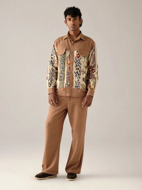 Retro Shacket Set FoldableStructure Warm Layer Option