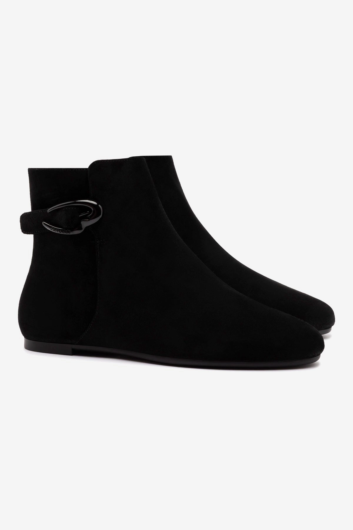 Mini Verona Boot In Black Suede Feather Light River Crossing Urban Feel