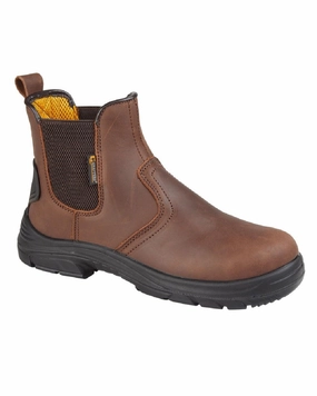 Sporty Look Grafters Super Wide EEEE Fit Water Resistant Safety Dealer Boots