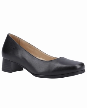 Amblers Womens Walford X Wide Fit Court Shoes Low Profile