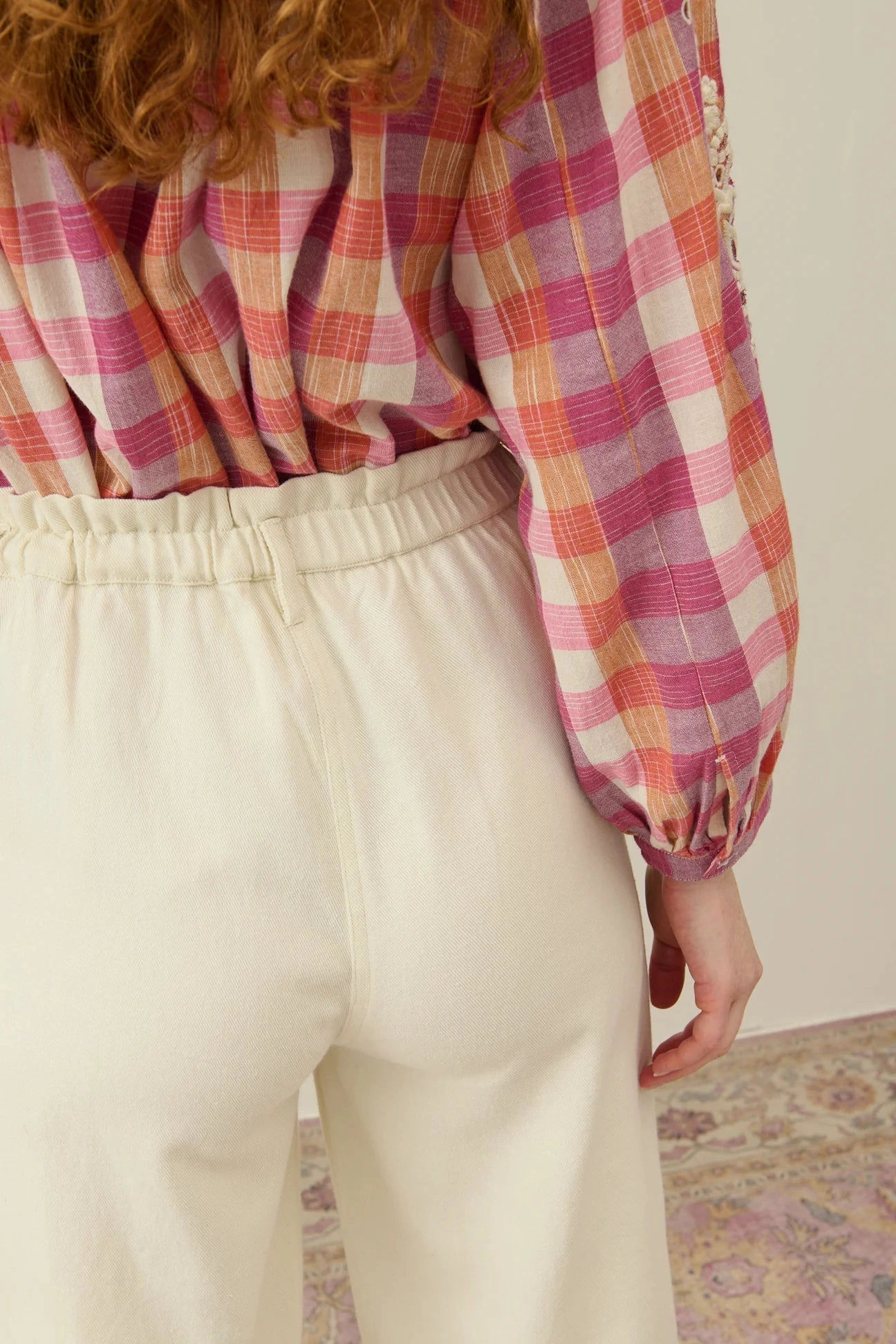 StaticDissipativeFabric Louise Misha Arlovie Pants in Cream