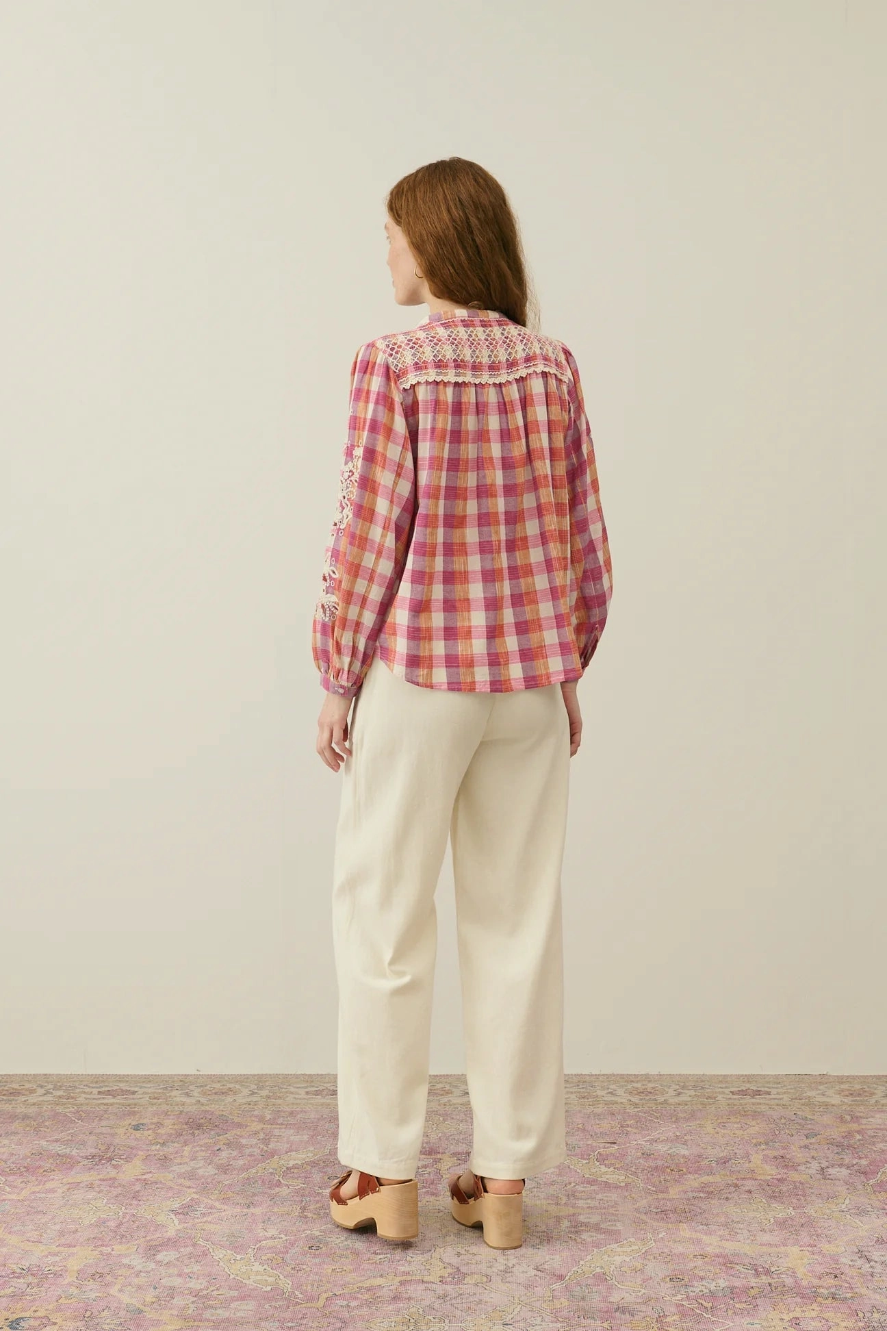 Louise Misha Arlovie Pants in Cream City Ready Anti Pilling Fabric