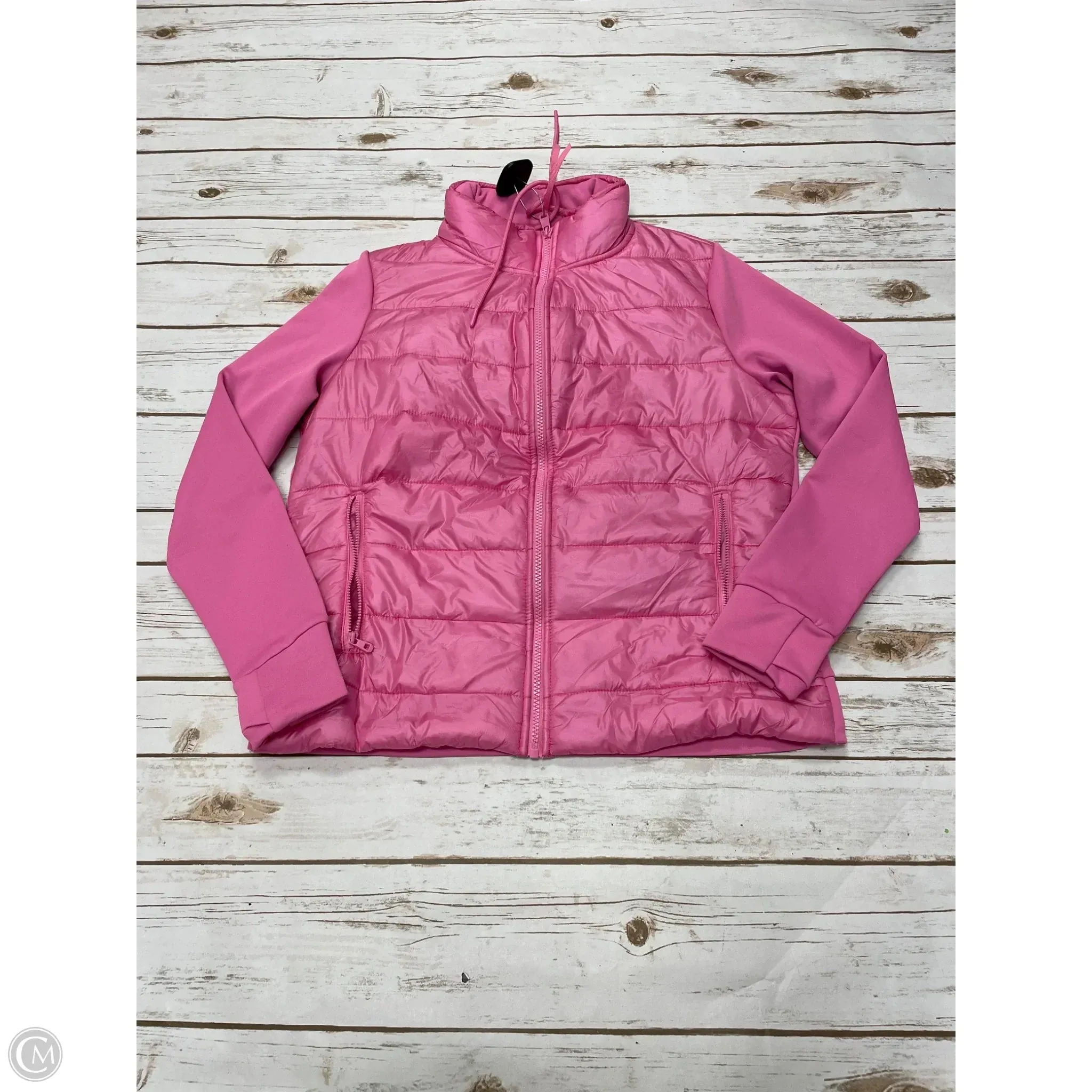Insulated Lining Athletic Jacket By Avia In Pink, Size: M