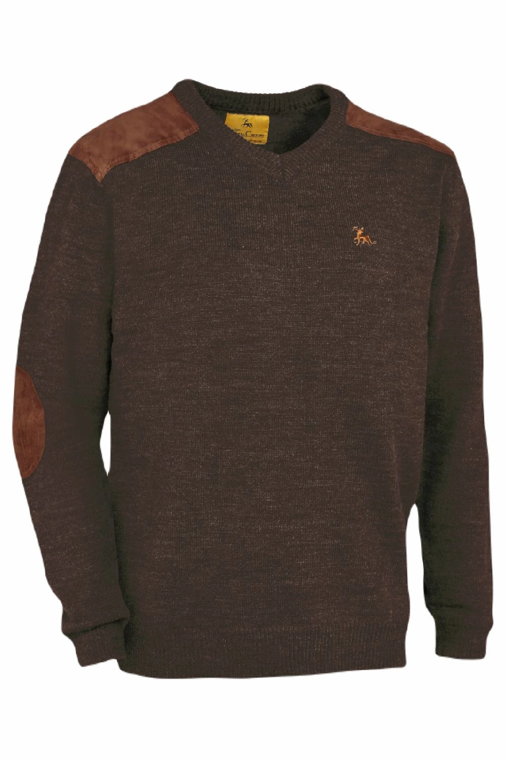 Plush Inner Lining Verney Carron Fox V-Neck Pullover