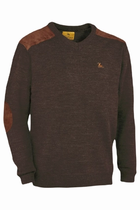 Plush Inner Lining Verney Carron Fox V-Neck Pullover