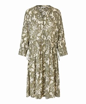 Timeless Wearable Casual Style 1010490 MaNimat Dress - D. Lichen Green