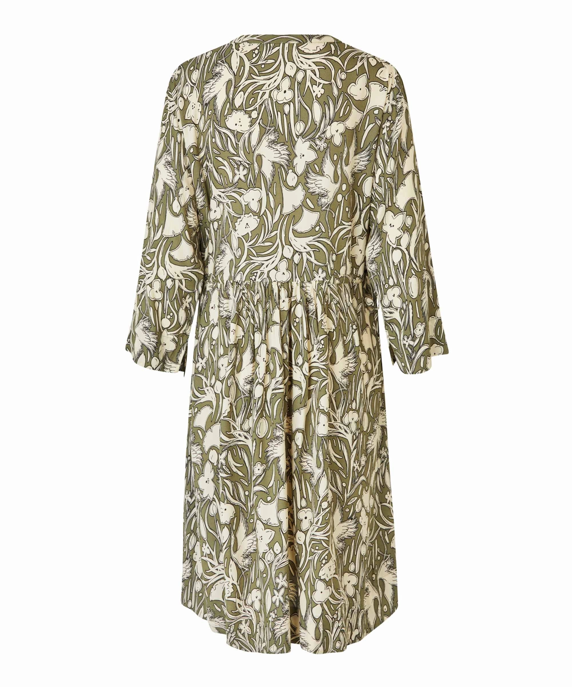 1010490 MaNimat Dress - D. Lichen Green Air Touch