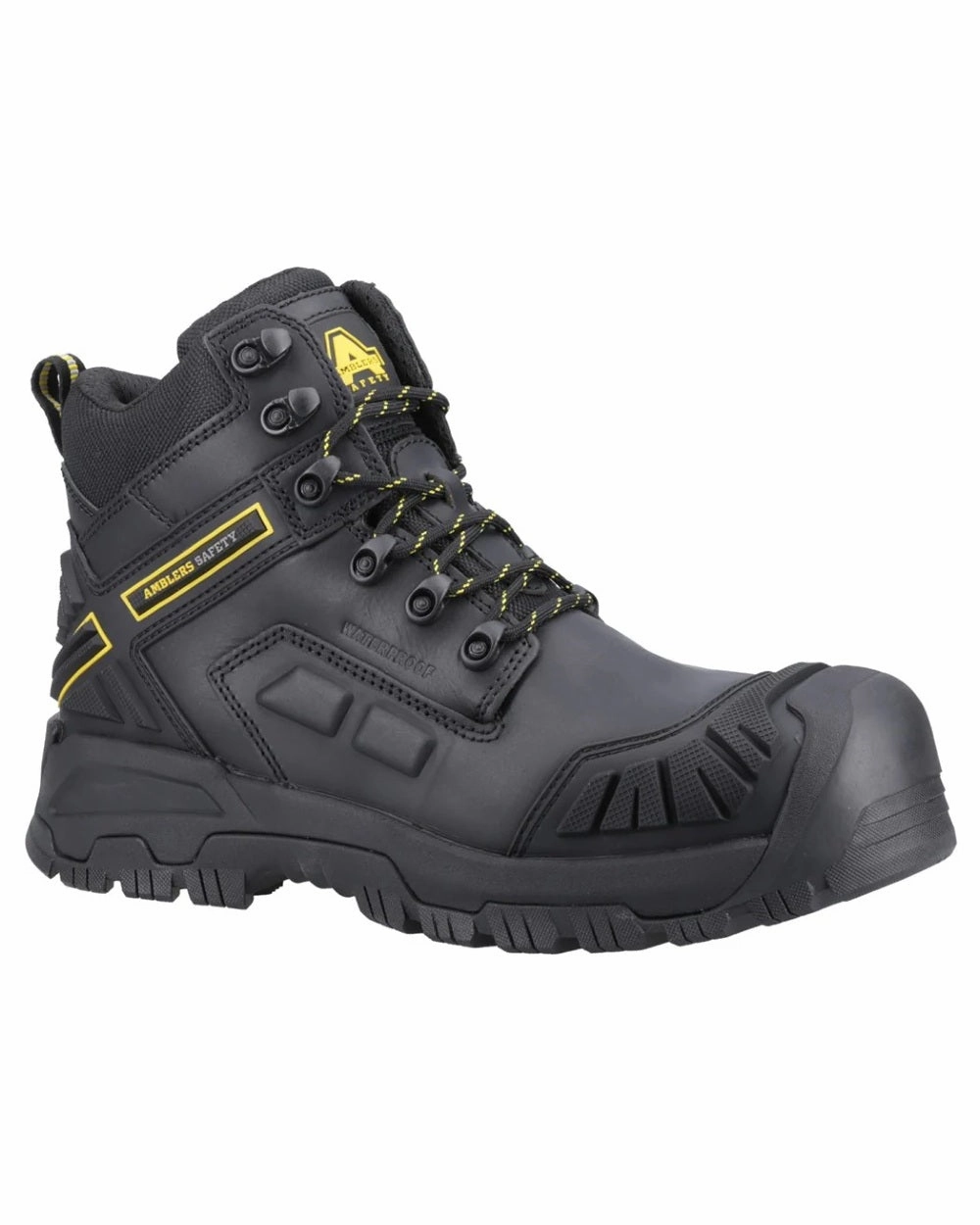 Amblers Safety Mens AS962C Flare Waterproof Safety Boots Comfortable Heel Street Sound