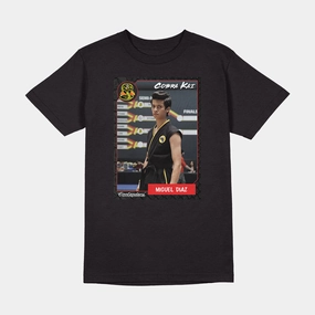 COBRA KAI MIGUEL CARD SHORT SLEEVE SHIRT Wrinkle Resistant Weave