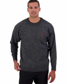 Swanndri Mens Seafarer Wool Crew Neck Jersey PreShrunk Fabric Fresh Look