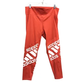 Everyday Comfort Athletic Pants By Adidas In Orange, Size:2X