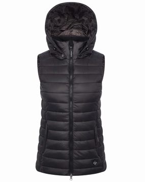 LeMieux Tilly Hooded Puffer Gilet Double Layered Hood